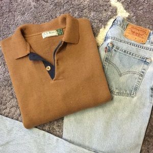 Men’s Vintage L.L. Bean Collared Sweater
